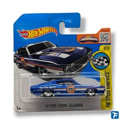 Hot Wheels '69 Ford Torino Talladega - dhr27