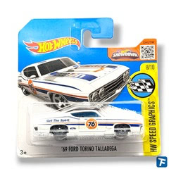 Hot Wheels '69 Ford Torino Talladega - dhr79