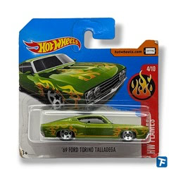 Hot Wheels '69 Ford Torino Talladega - dtx82