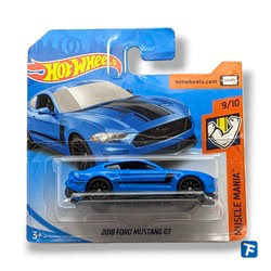 Hot Wheels 2018 Ford Mustang GT - fjv78