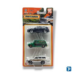 Matchbox Volvo V60 Wagon, '89 Jeep Grand Wagoneer & Austin MINI Van - hlc07