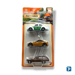 Matchbox '62 Volkswagen Beetle, 2016 Alfa Romeo Giulia & Mercedez-Benz W123 Wagon - hlc10